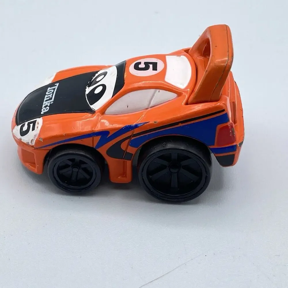 Tonka Maisto Lil' Chuck & Friends #5 Orange Diecast Toy Race Car